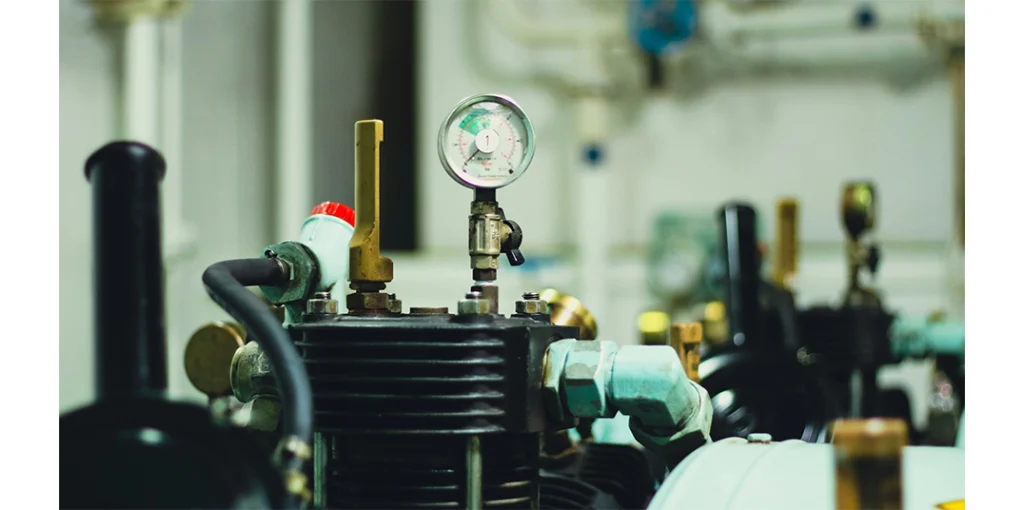 Industrial pressure gauge compressor system