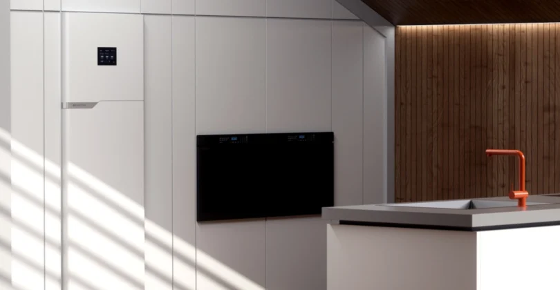 ES M R290 Indoor unit in premium kitchen environment
