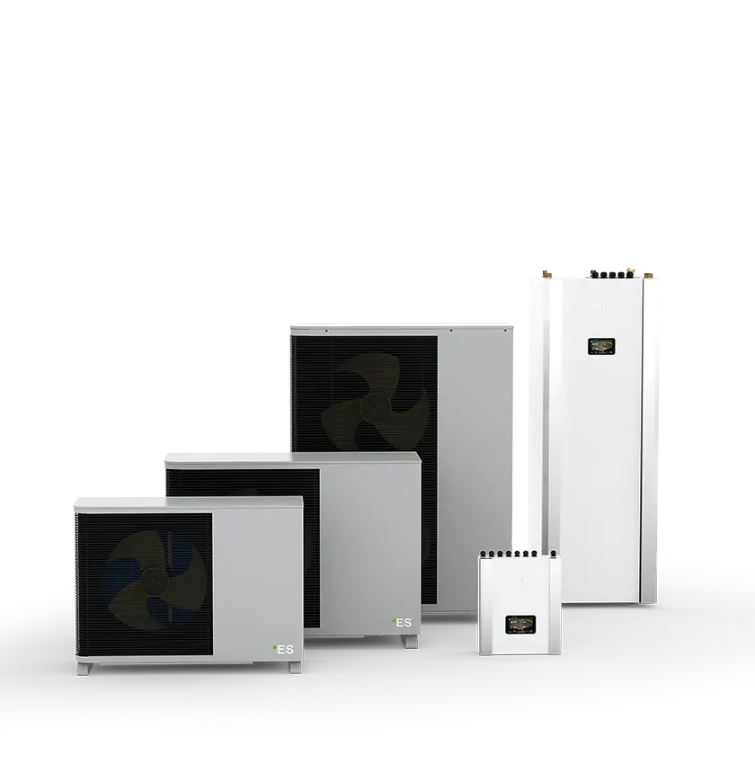 R32 monobloc product series, indoor and outdoor units