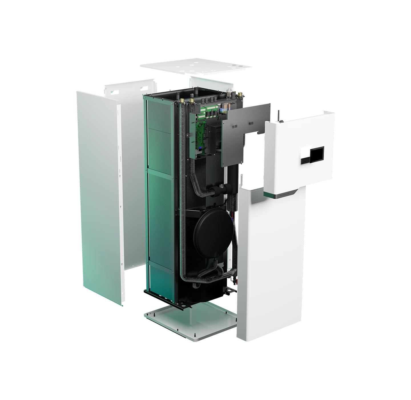 Exploaded render of the ES 250 L indoor unit